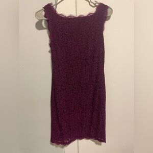 Adrianna Papell Deep Purple Dress